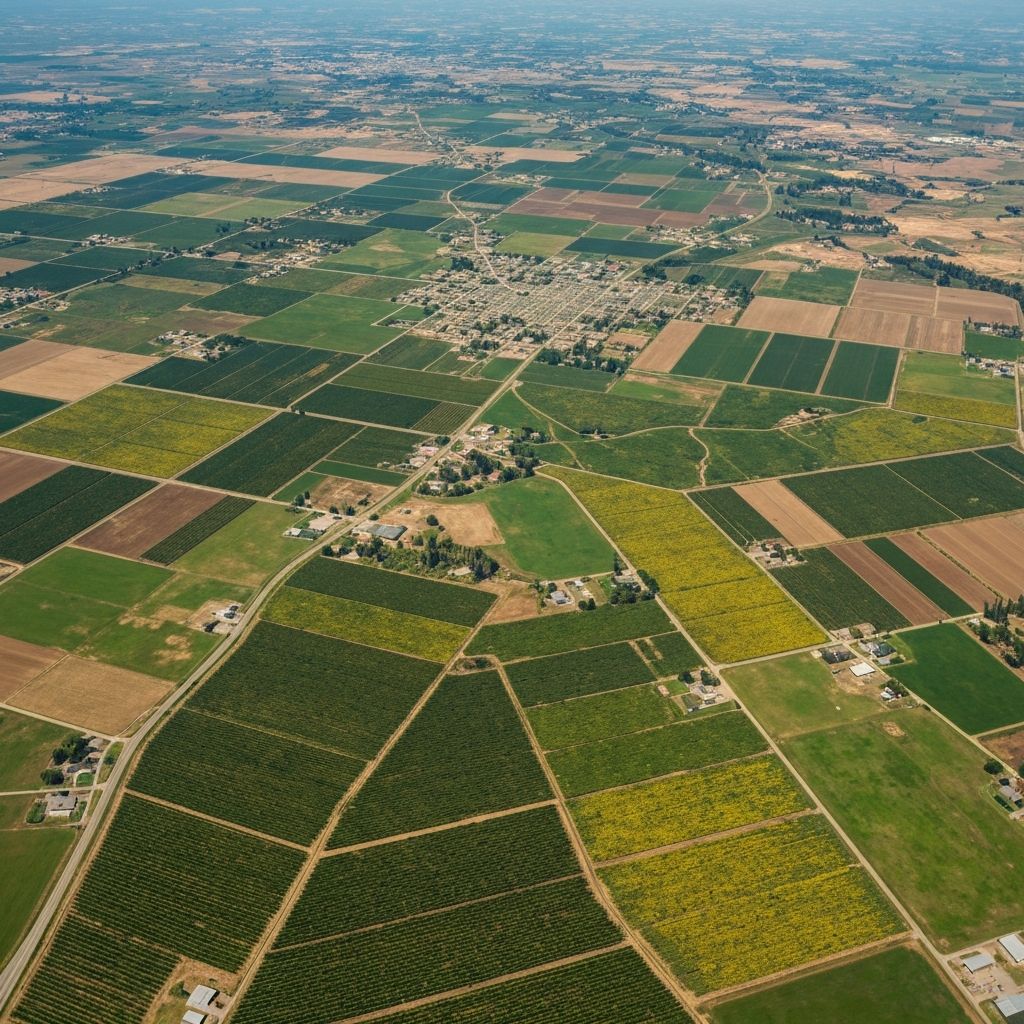 Mike Porta Potty Rentals service area map covering Merced County and Central Valley, California